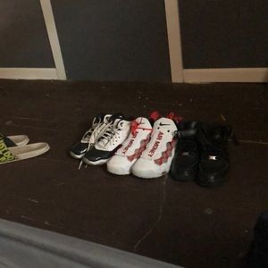 Shoes for sale some forces Nikes and Jordan